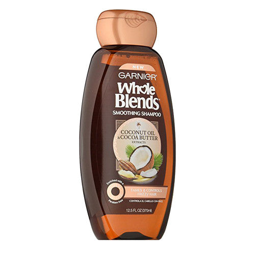 Garnier Whole Blends Shampoo with Coconut Oil And Cocoa Butter Extracts, 12.5 oz